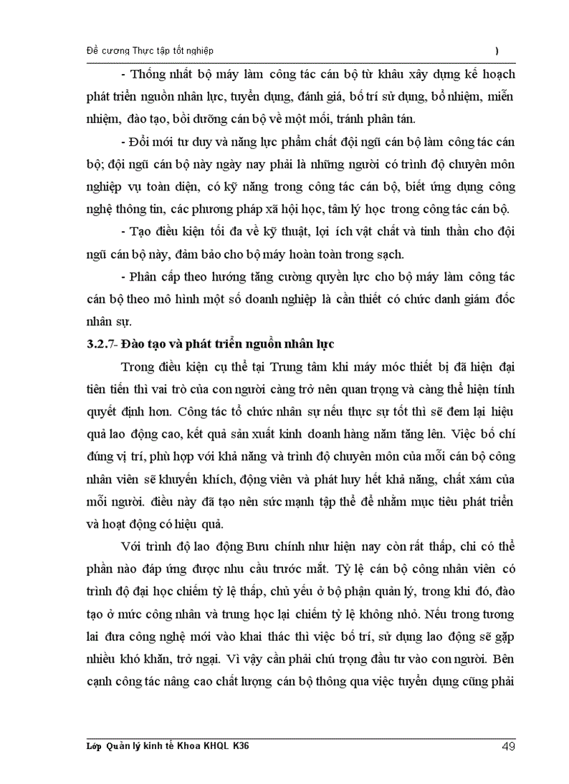 image for page Thực trạng đội ngũ cán bộ quản lý trong Trung tâm khai thác vận chuyển