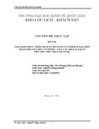 Giải pháp phát triển dịch vụ bổ sung của các khách sạn liên quan liên quan đến tổ chức cưới hỏi