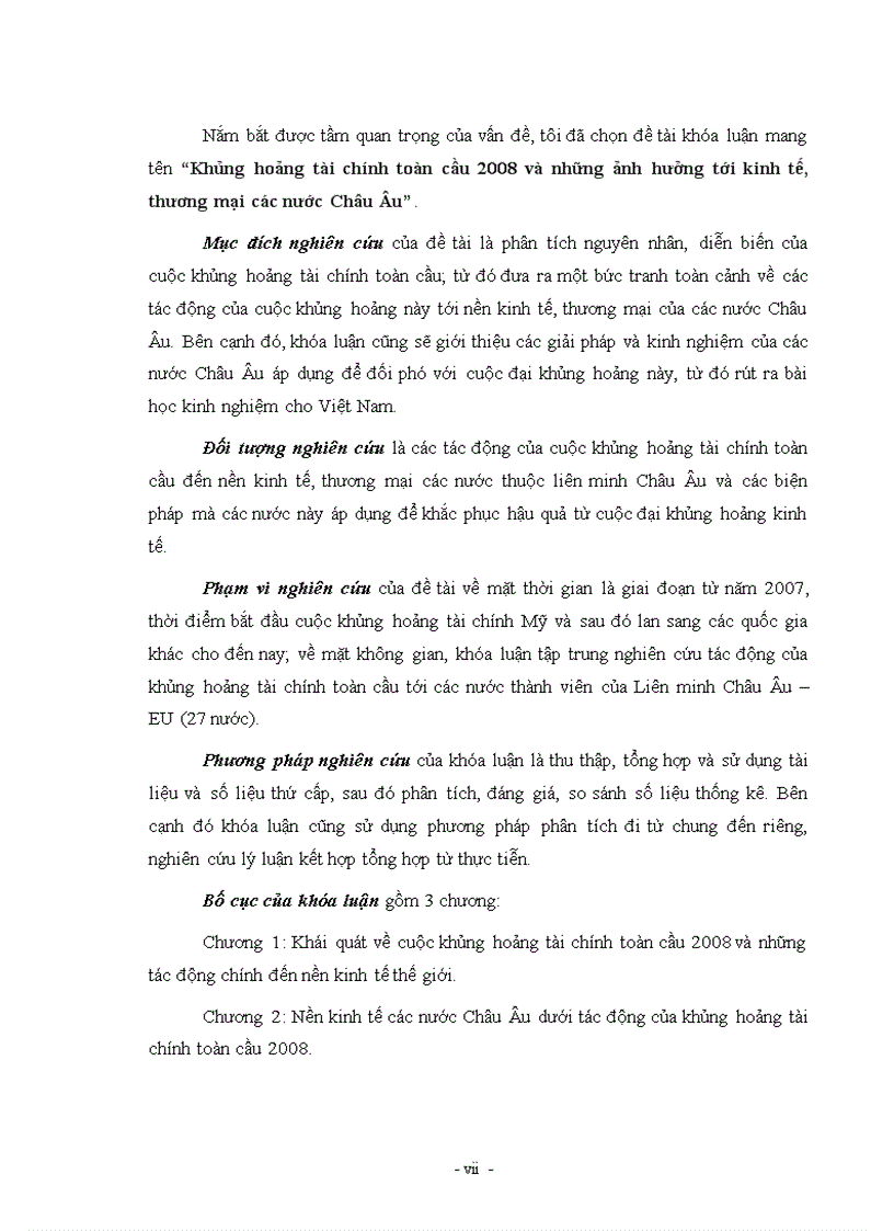 image for page Khủng hoảng tài chính toàn cầu 2008 và những ảnh hưởng tới kinh tế thương mại các nước Châu Âu 1
