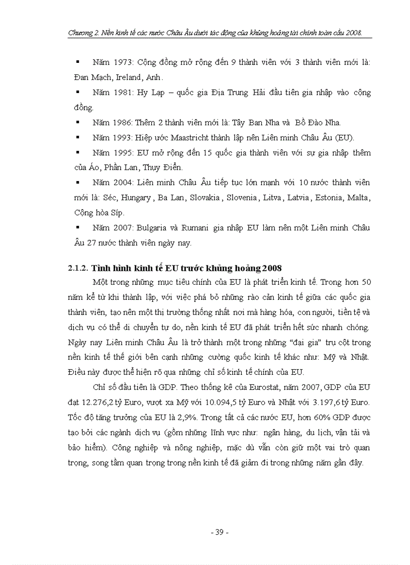 image for page Khủng hoảng tài chính toàn cầu 2008 và những ảnh hưởng tới kinh tế thương mại các nước Châu Âu 1