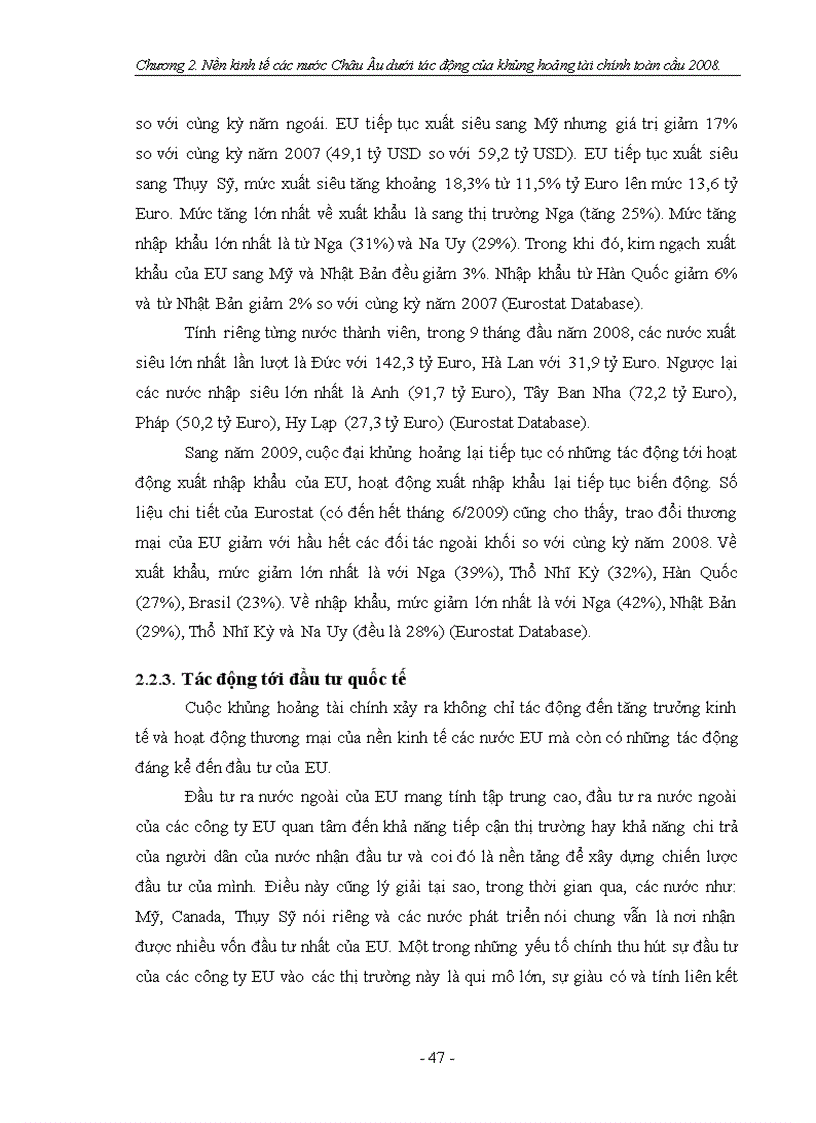 image for page Khủng hoảng tài chính toàn cầu 2008 và những ảnh hưởng tới kinh tế thương mại các nước Châu Âu 1