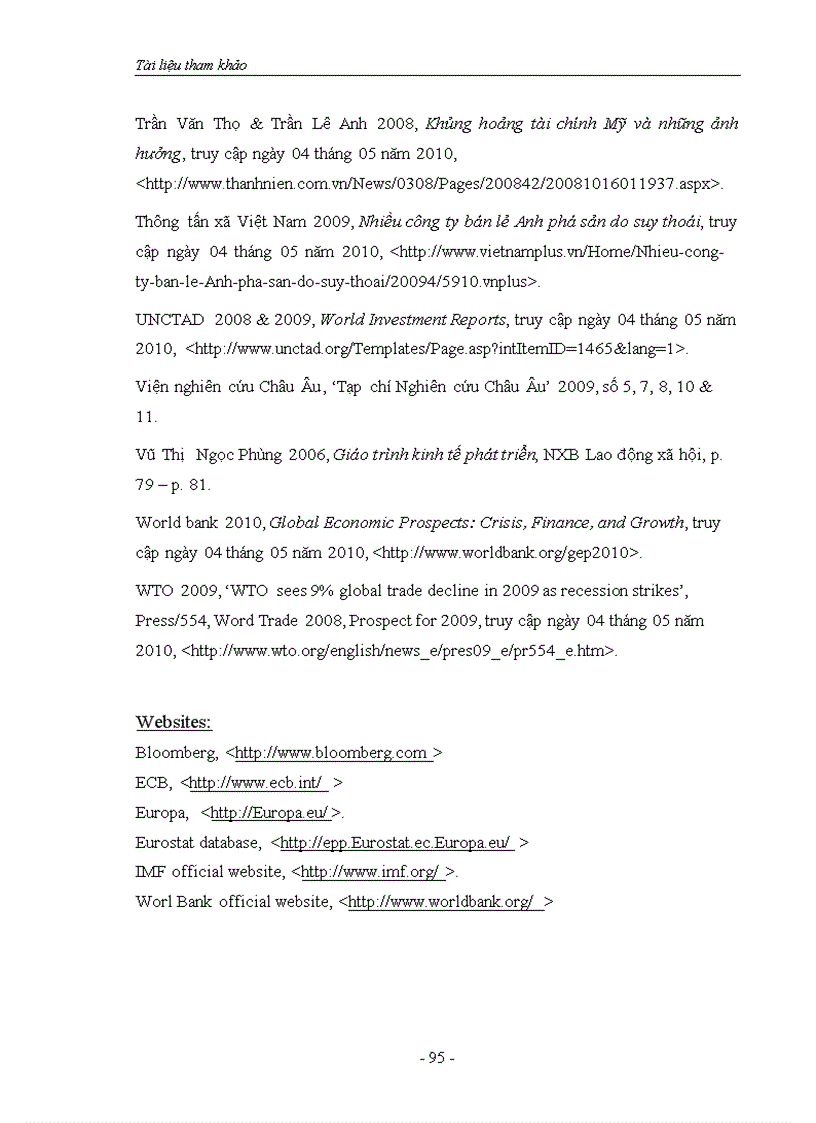 image for page Khủng hoảng tài chính toàn cầu 2008 và những ảnh hưởng tới kinh tế thương mại các nước Châu Âu 1