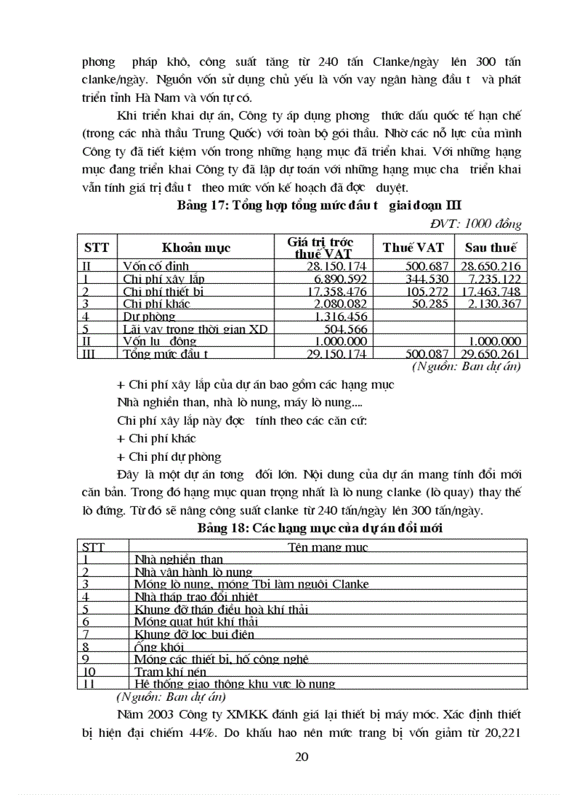 image for page Biện pháp nâng cao hiệu quả đổi mới công nghệ tại Công ty Xi măng Kiện Khê