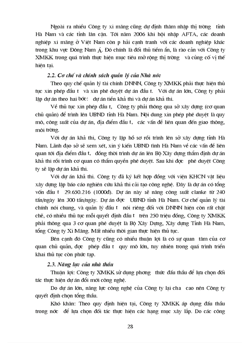 image for page Biện pháp nâng cao hiệu quả đổi mới công nghệ tại Công ty Xi măng Kiện Khê