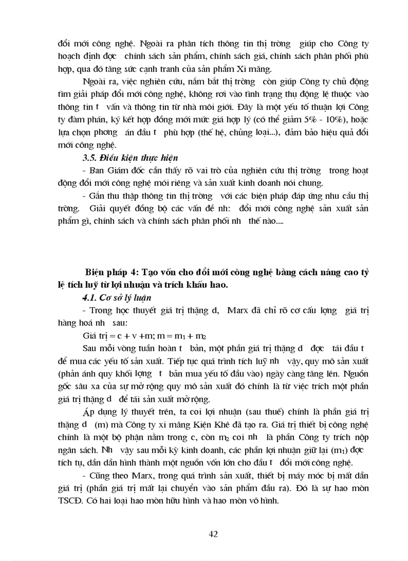 image for page Biện pháp nâng cao hiệu quả đổi mới công nghệ tại Công ty Xi măng Kiện Khê