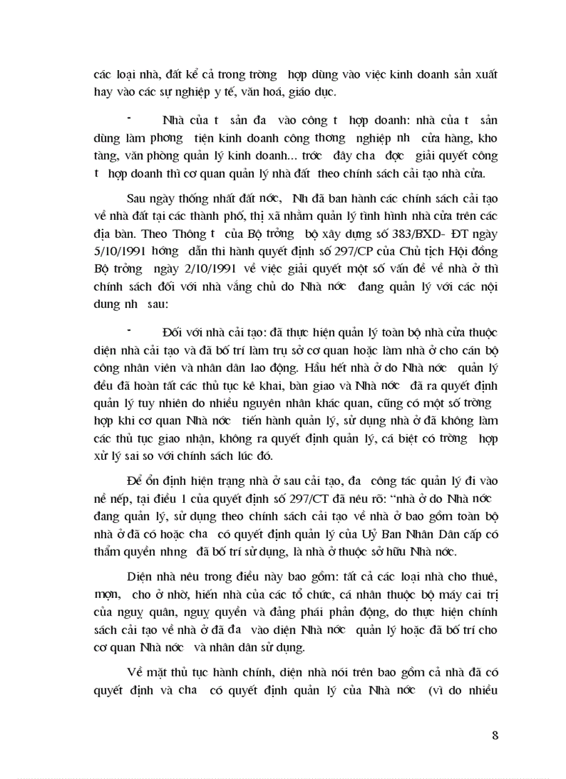 image for page Thực trạng công tác đăng ký cấp giấy chứng nhận quyền sở hữu nhà ở và quyền sử dụng đất ở cho diện nhà chính sách tồn đọng bao gồm nhà cải tạo nhà vắng chủ nhà đưa vào công tư hợp doanh ở Hà Nội 1