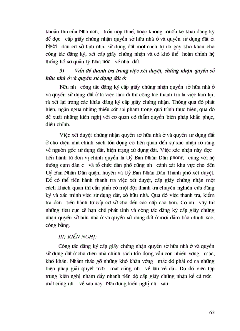 image for page Thực trạng công tác đăng ký cấp giấy chứng nhận quyền sở hữu nhà ở và quyền sử dụng đất ở cho diện nhà chính sách tồn đọng bao gồm nhà cải tạo nhà vắng chủ nhà đưa vào công tư hợp doanh ở Hà Nội 1
