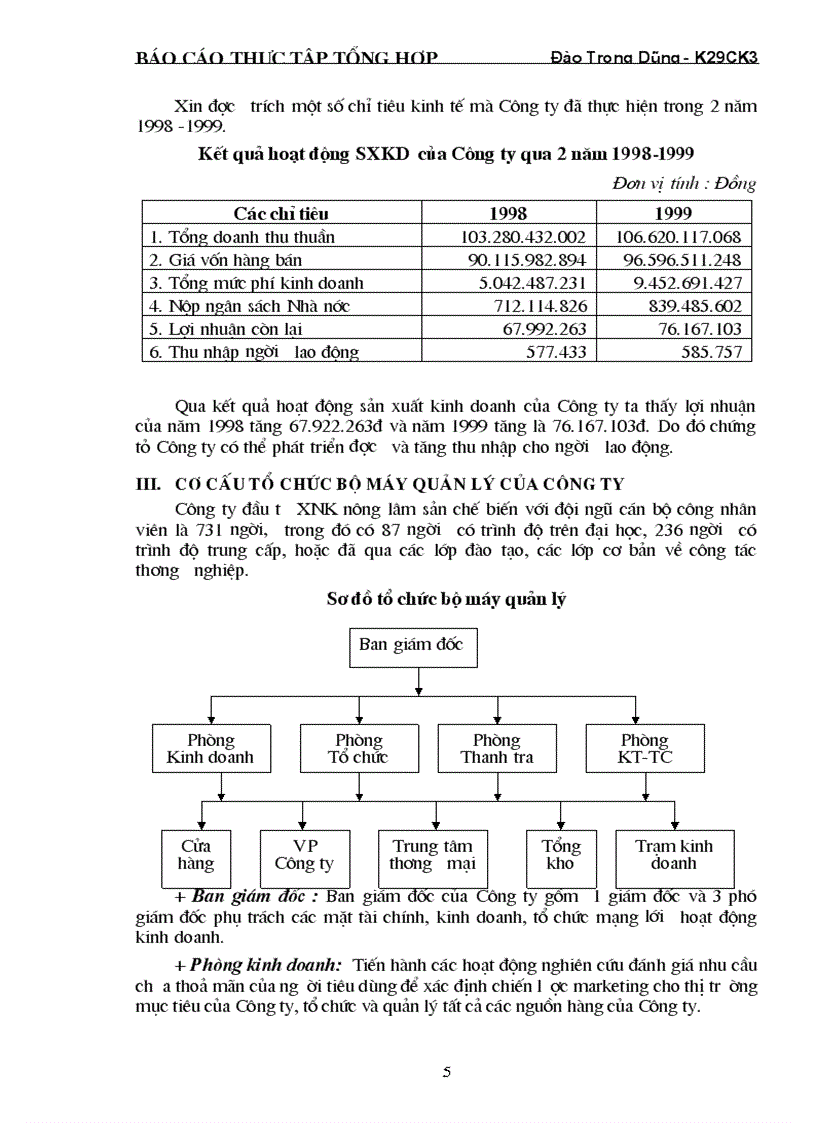 image for page Công tác tổ chức kế toán tài chính của Công ty đầu tư XNK nông lâm sản chế biến 1