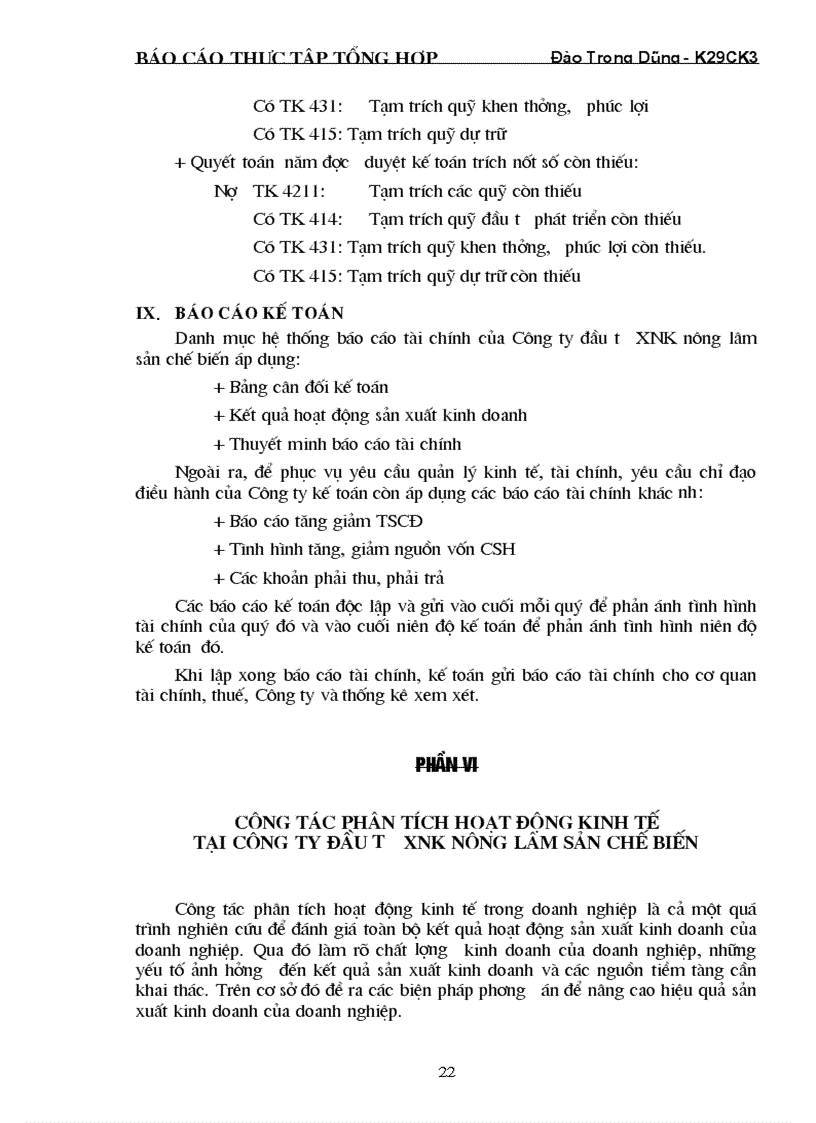 image for page Công tác tổ chức kế toán tài chính của Công ty đầu tư XNK nông lâm sản chế biến 1