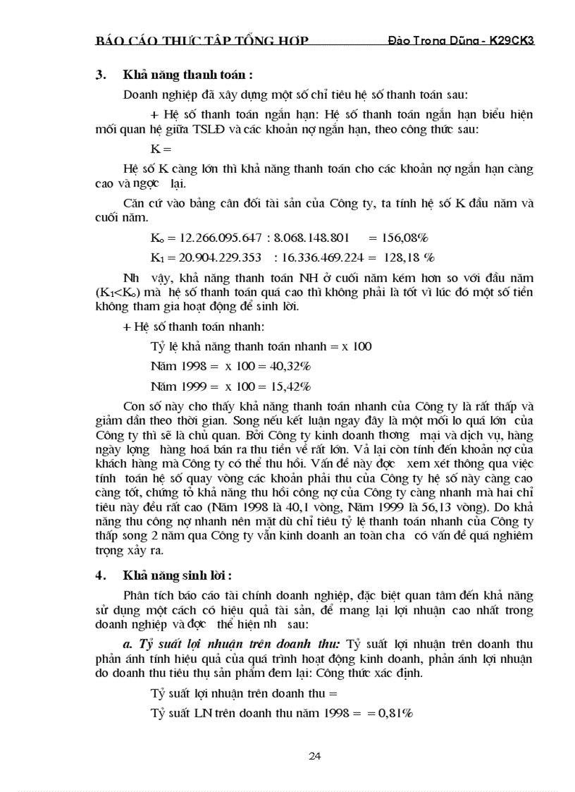 image for page Công tác tổ chức kế toán tài chính của Công ty đầu tư XNK nông lâm sản chế biến 1
