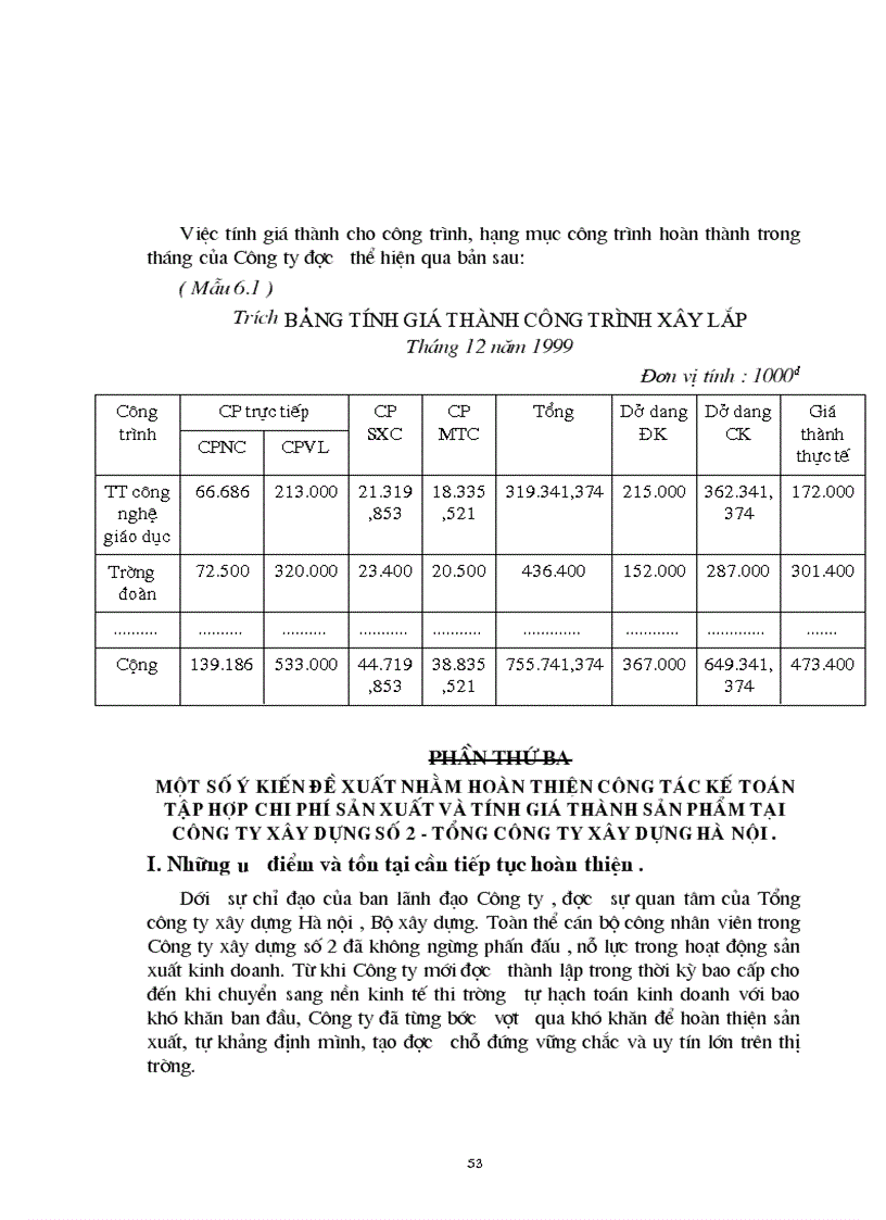 image for page Một số ý kiến đề xuất nhằm hoàn thiện công tác kế toán tập hợp chi phí sản xuất và tính giá thành sản phẩm tại Công ty xây dựng số 2 Tổng công ty xây dựng Hà nội
