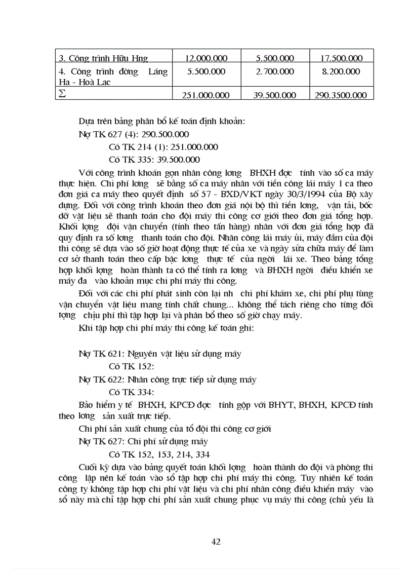 image for page Tổ chức hạch toán tập hợp chi phí sản xuất và tính giá thành sản phẩm xây lắp tại công ty cơ giới và xây lắp 13 1