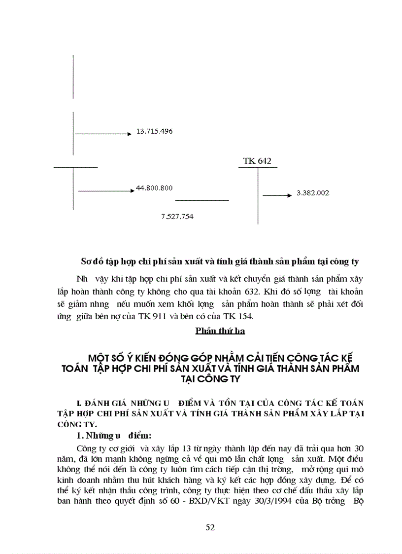image for page Tổ chức hạch toán tập hợp chi phí sản xuất và tính giá thành sản phẩm xây lắp tại công ty cơ giới và xây lắp 13 1