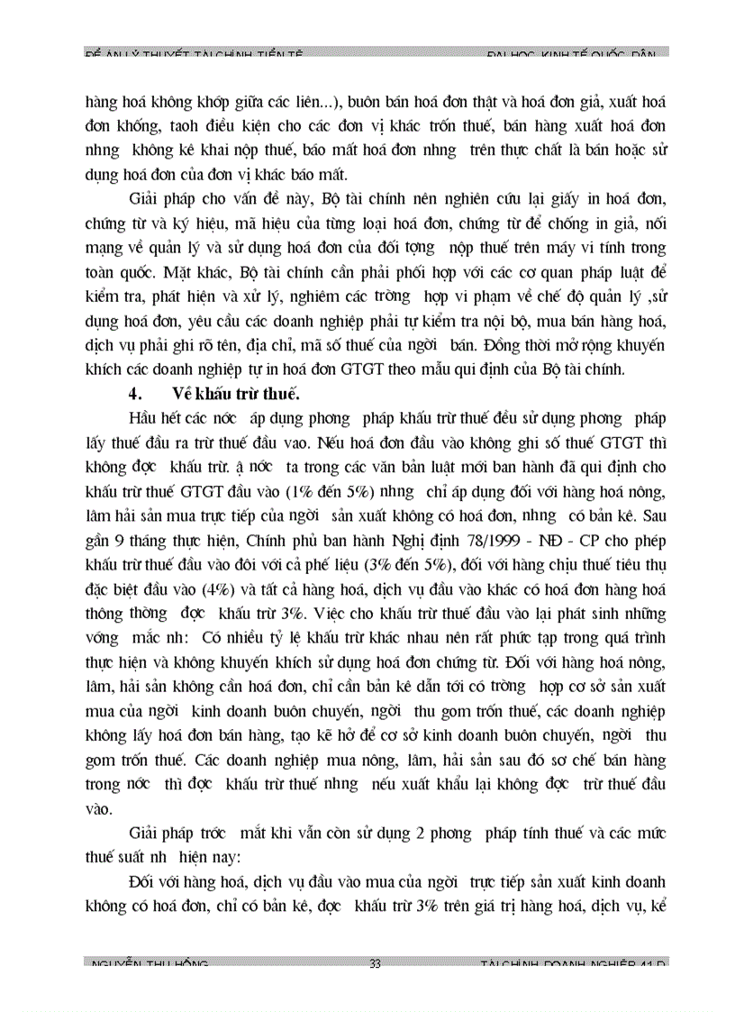 image for page Đề án lý thuyết tài chính tiền tệ