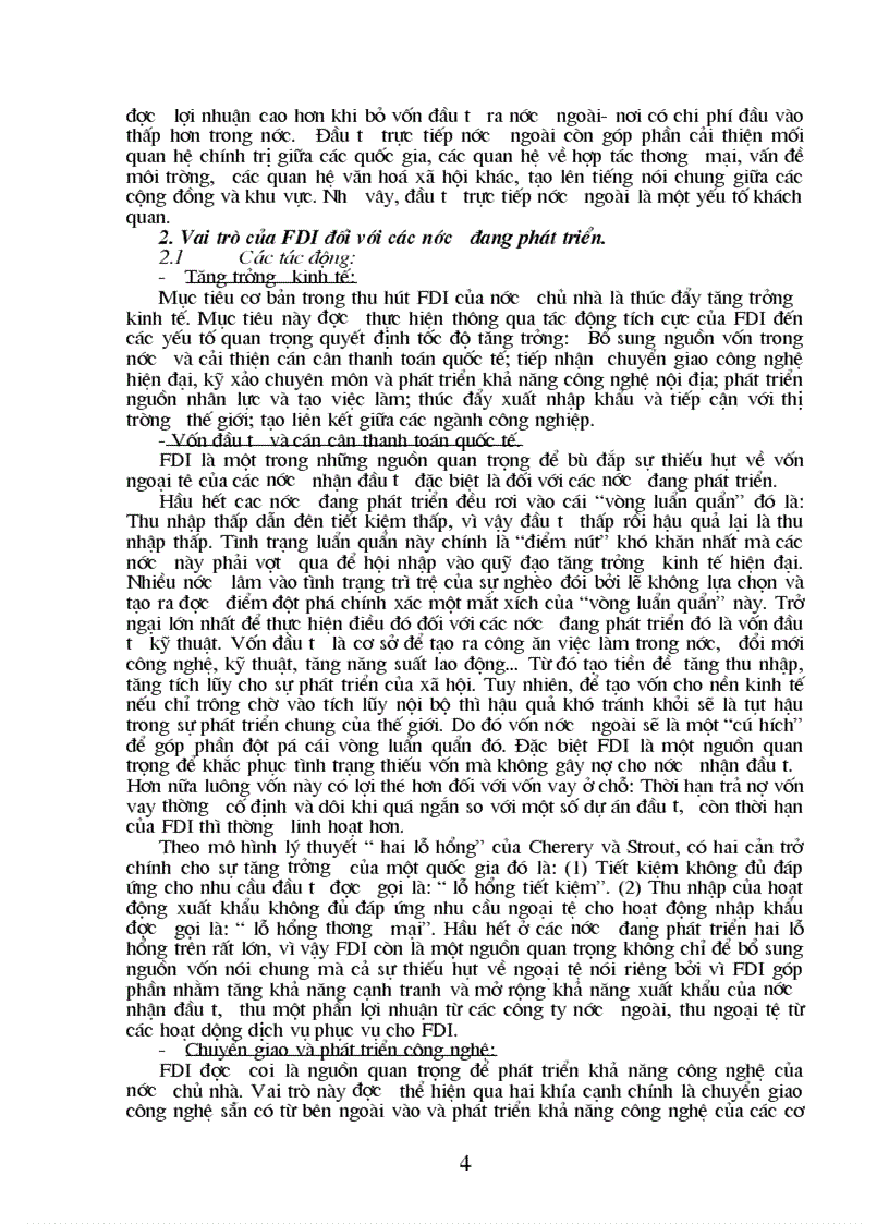 Vấn đề quản lý nhà nước đối với FDI