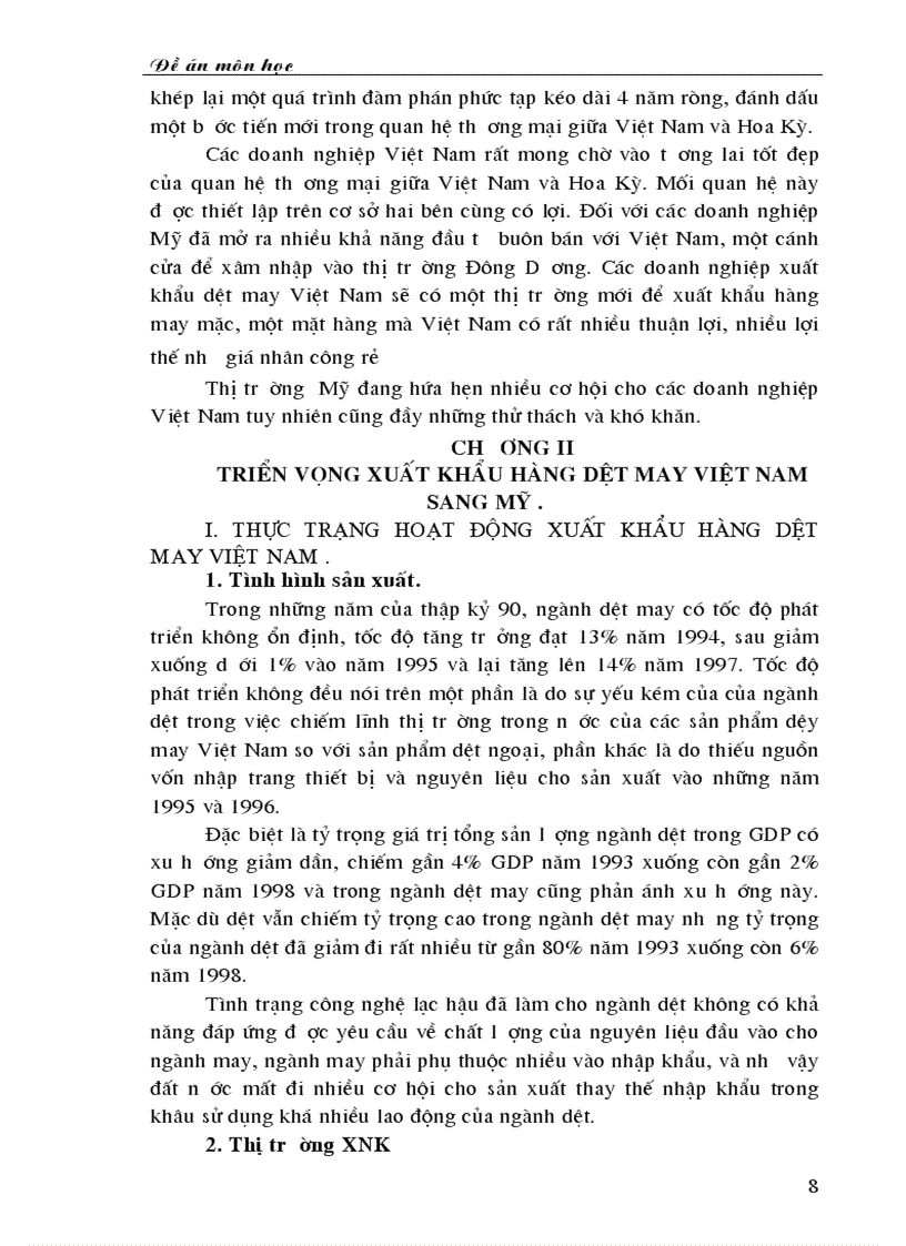 image for page Thực trạng hoạt động xuất khẩu hàng dệt may và những giải pháp thúc đẩy và tháo gỡ khó khăn cho doanh nghiệp khi xuất khẩu hàng dệt may sang Mỹ