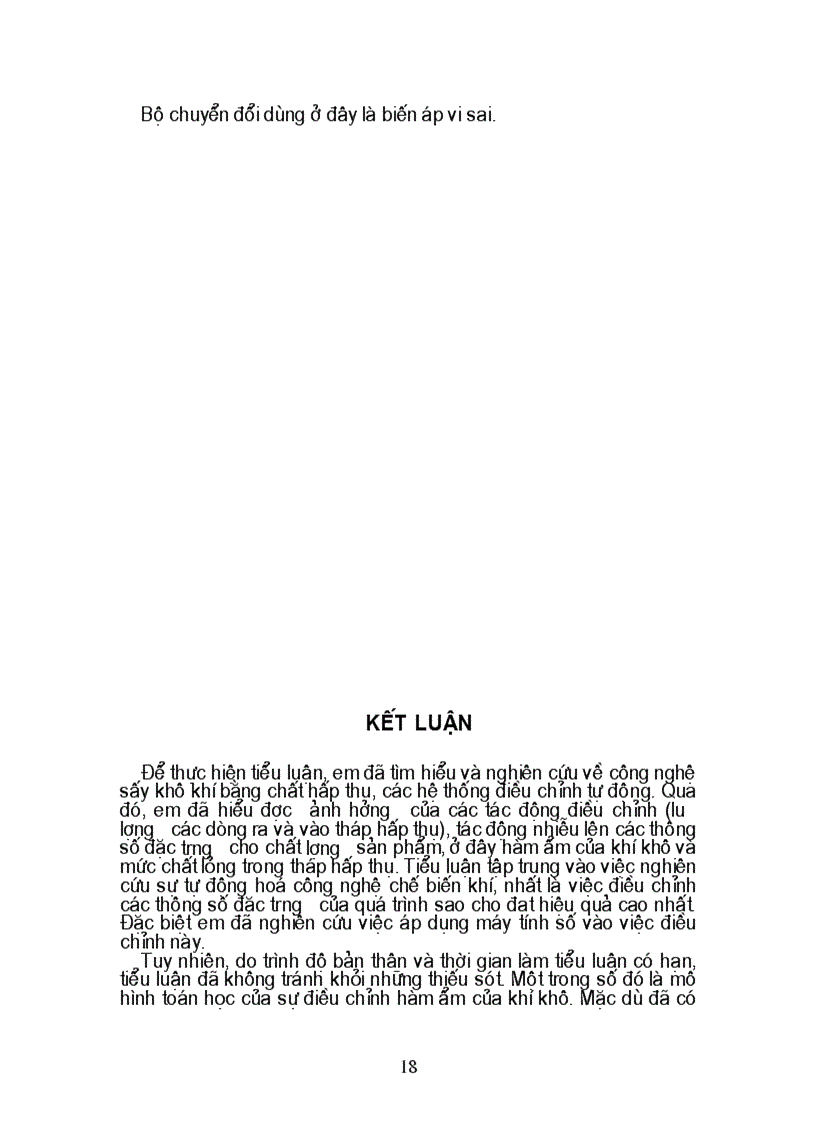 image for page Thiết lập hệ tự động điều chỉnh quá trình công nghệ