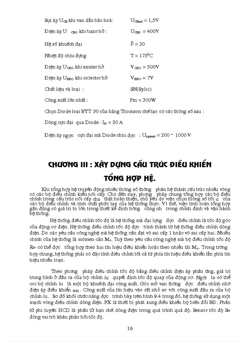 image for page Hệ thống truyền động điều chỉnh xung áp động cơ một chiều XA Đ