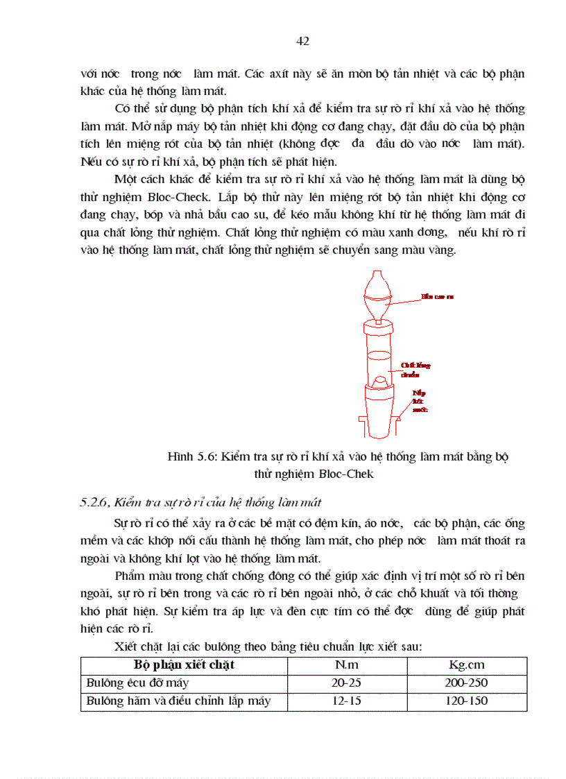 image for page Nghiên cứu khai thác bảo dưỡng và sửa chữa hệ thống làm mát trên ôtô Camry 3 0 V6 của hãng Toyota