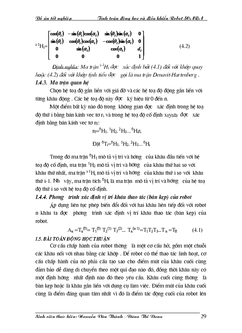 image for page Tính toán động học và điều khiển Robot SCARA 1