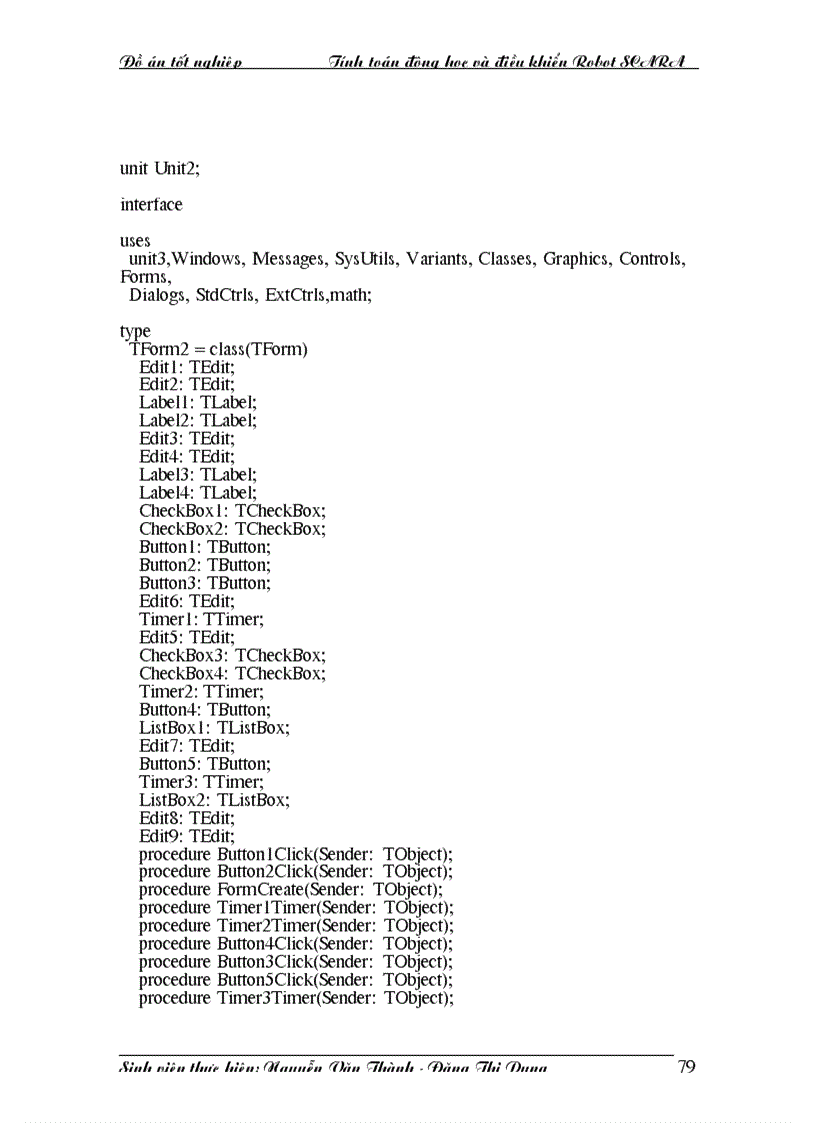 image for page Tính toán động học và điều khiển Robot SCARA 1