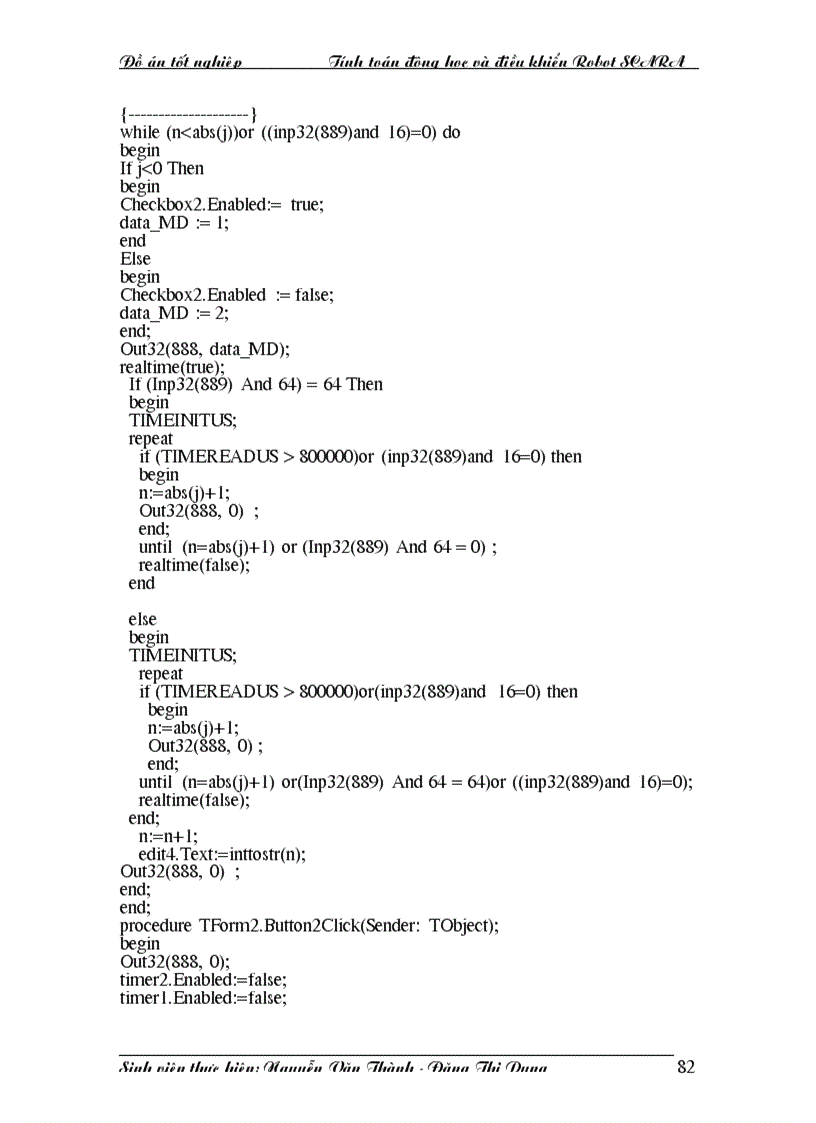 image for page Tính toán động học và điều khiển Robot SCARA 1
