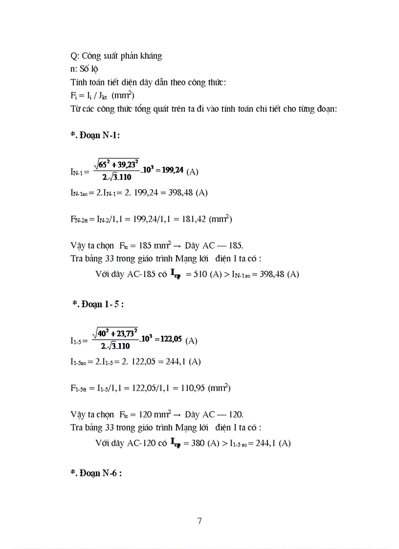 image for page Đồ án môn học Lưới điện