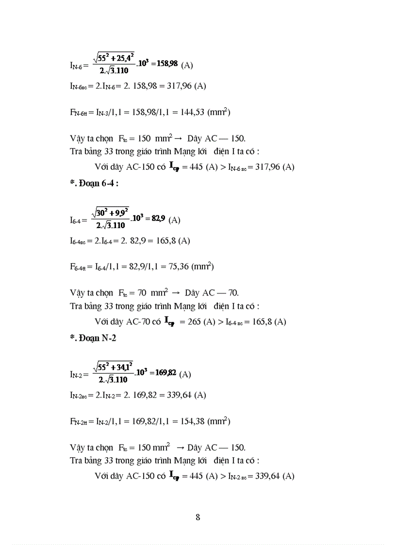 image for page Đồ án môn học Lưới điện