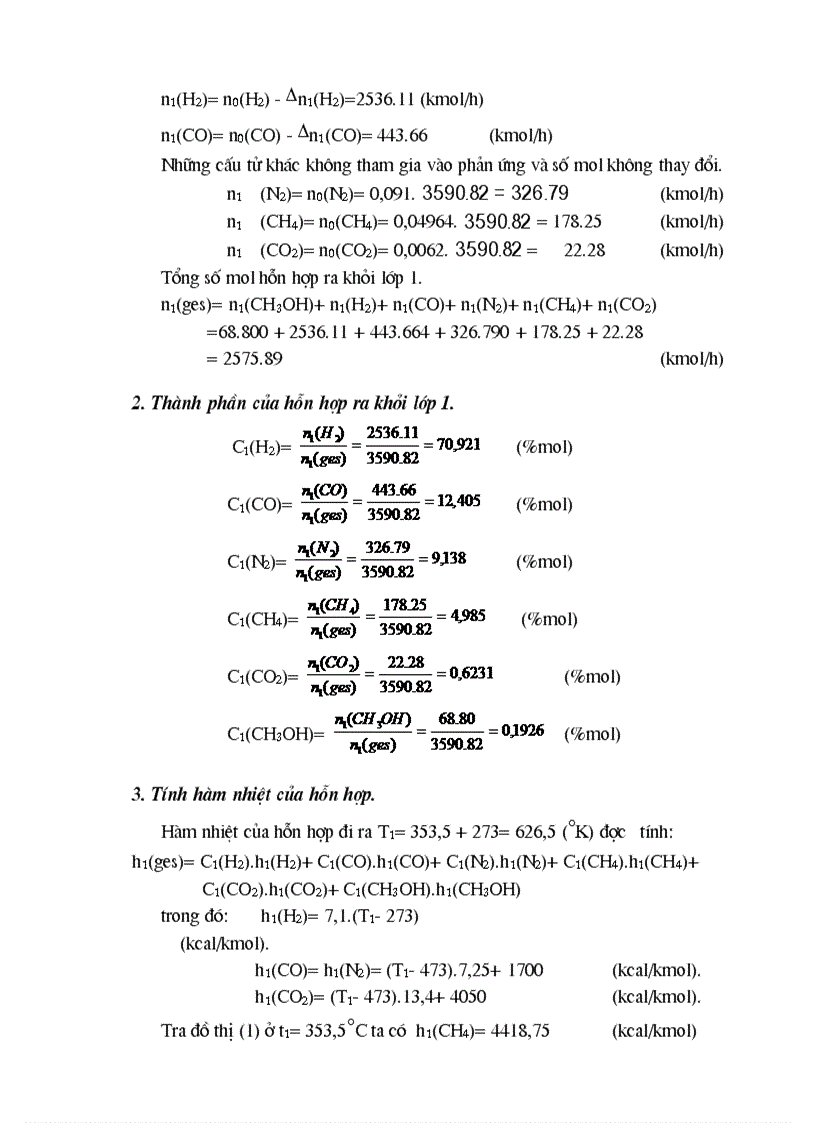 image for page Tính toán thiết bị tổng hợp Metanol
