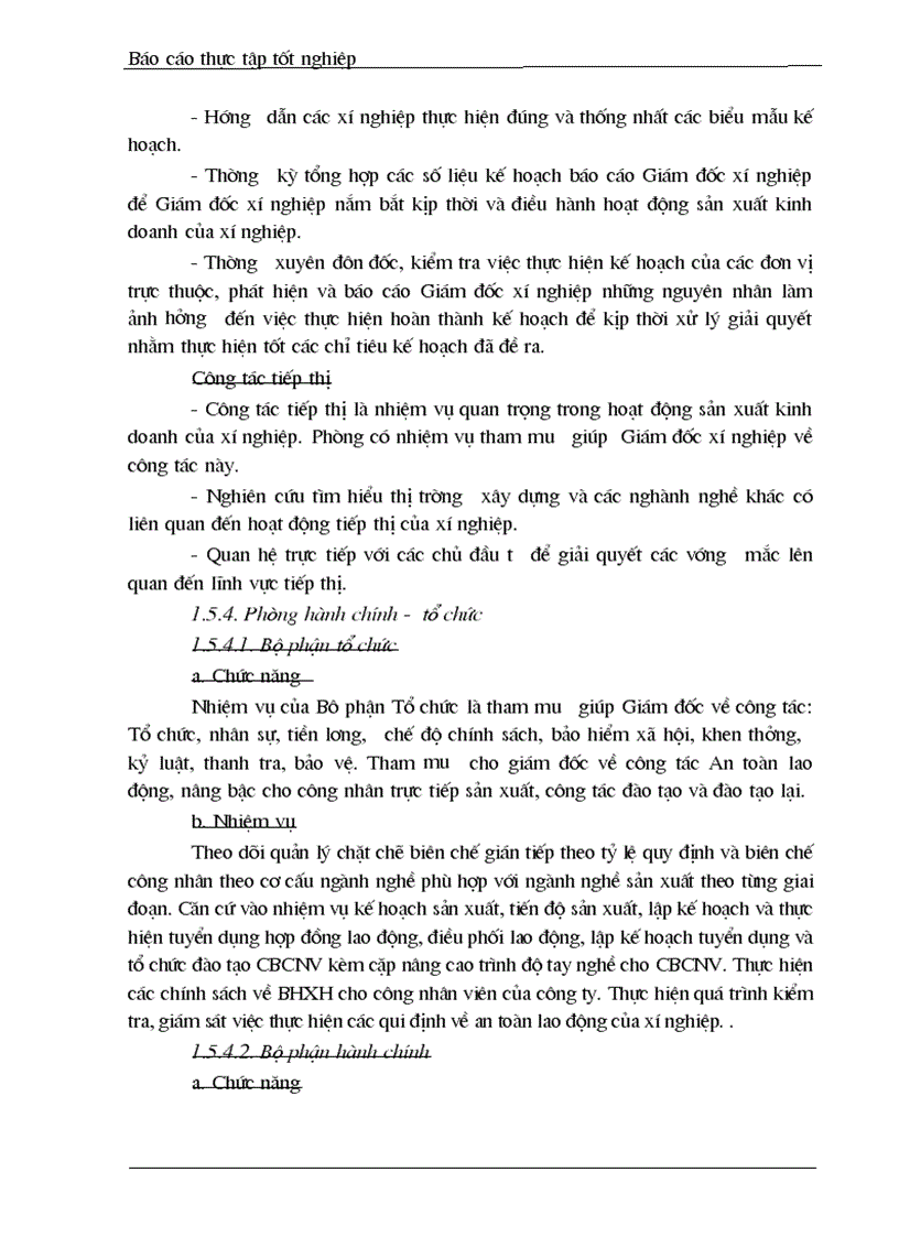 image for page Báo cáo thực tập tốt nghiệp tại Xí nghiệp in và bao bì Hoàng Mai