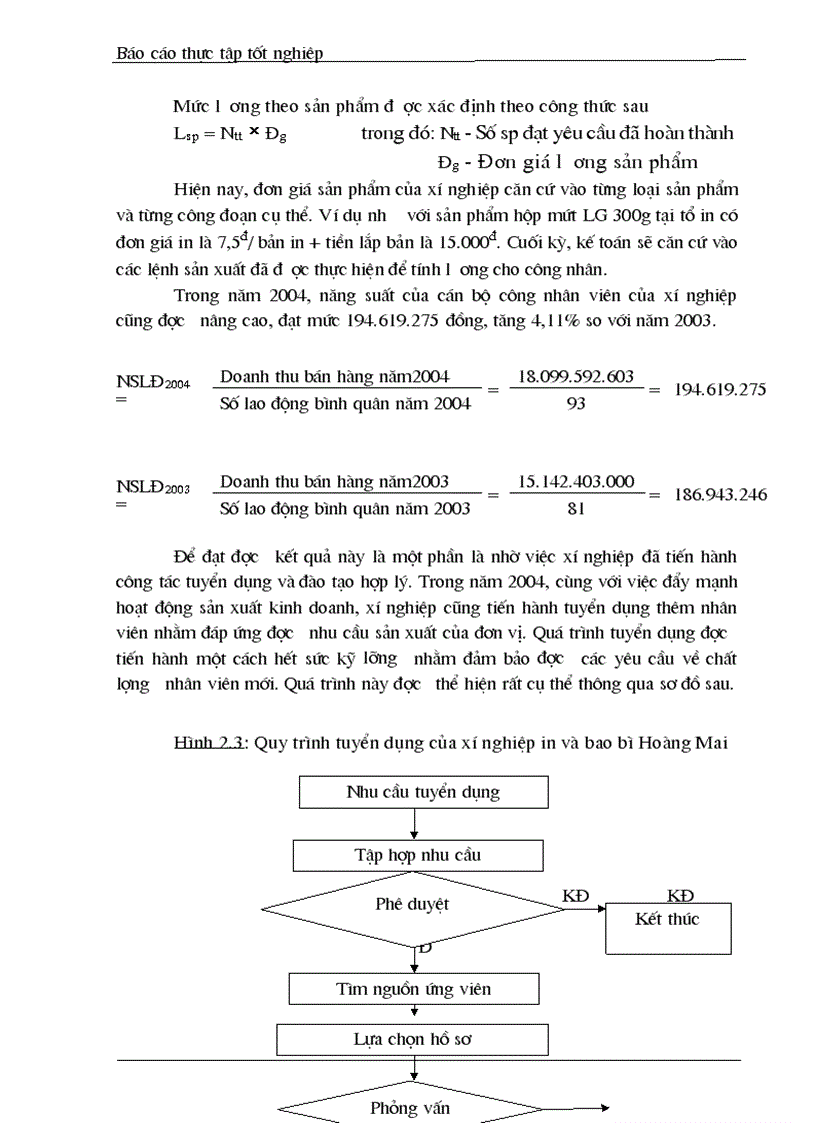 image for page Báo cáo thực tập tốt nghiệp tại Xí nghiệp in và bao bì Hoàng Mai
