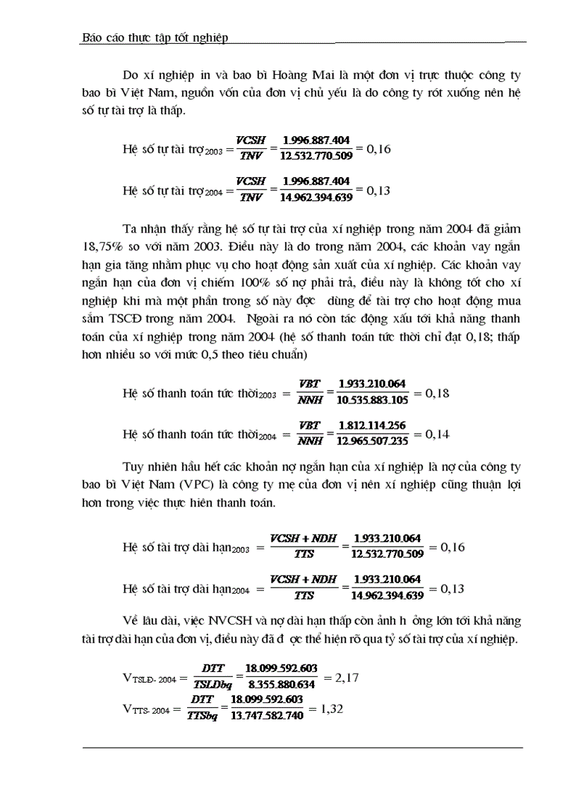 image for page Báo cáo thực tập tốt nghiệp tại Xí nghiệp in và bao bì Hoàng Mai