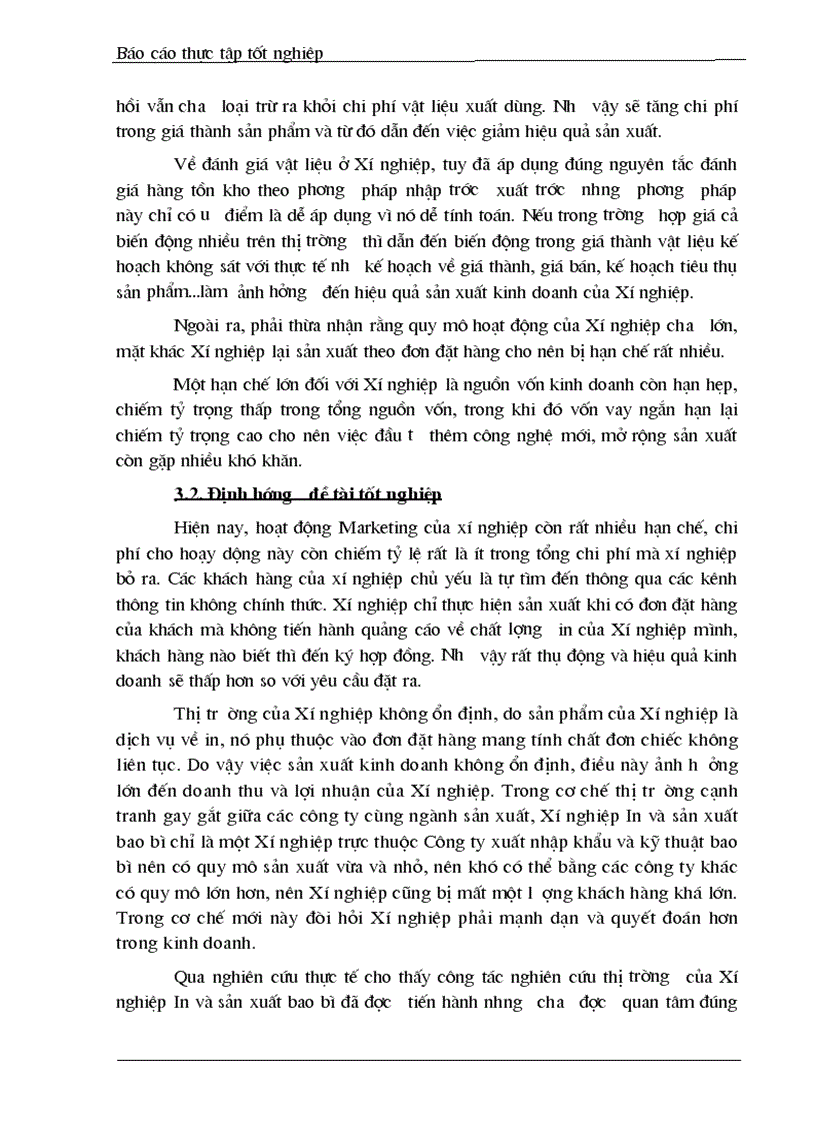 image for page Báo cáo thực tập tốt nghiệp tại Xí nghiệp in và bao bì Hoàng Mai