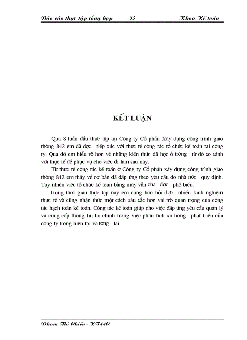 image for page Báo cáo thực tập tại Công ty Xây dựng Công trình giao thông 842