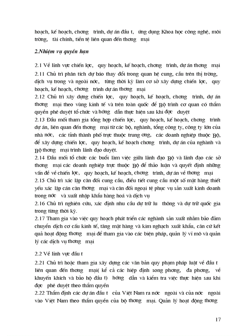 image for page Báo cáo thực tập tại Vụ kế hoạch và đầu tư Bộ Thương Mại