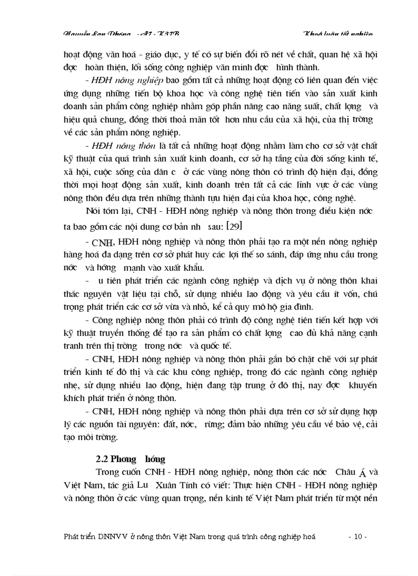 image for page Phát triển doanh nghiệp vừa và nhỏ ở nông thôn Việt Nam trong quá trình công nghiệp hoá