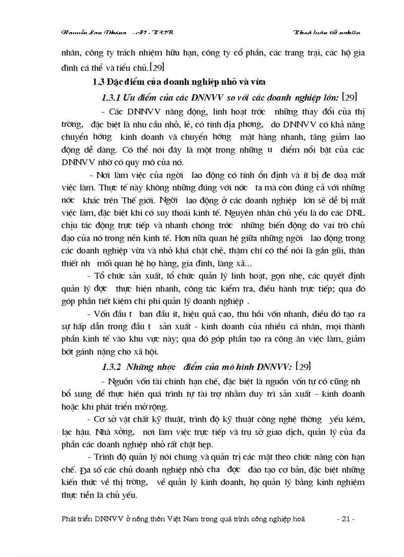 image for page Phát triển doanh nghiệp vừa và nhỏ ở nông thôn Việt Nam trong quá trình công nghiệp hoá