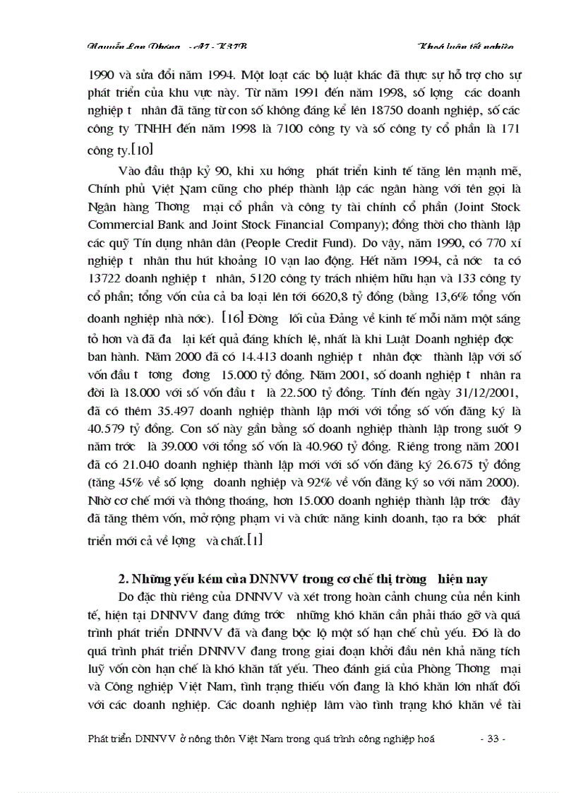 image for page Phát triển doanh nghiệp vừa và nhỏ ở nông thôn Việt Nam trong quá trình công nghiệp hoá