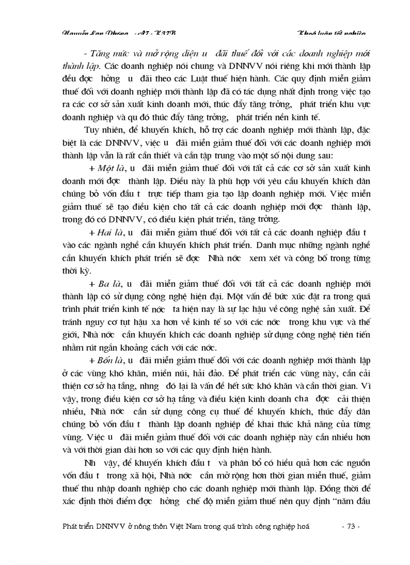 image for page Phát triển doanh nghiệp vừa và nhỏ ở nông thôn Việt Nam trong quá trình công nghiệp hoá