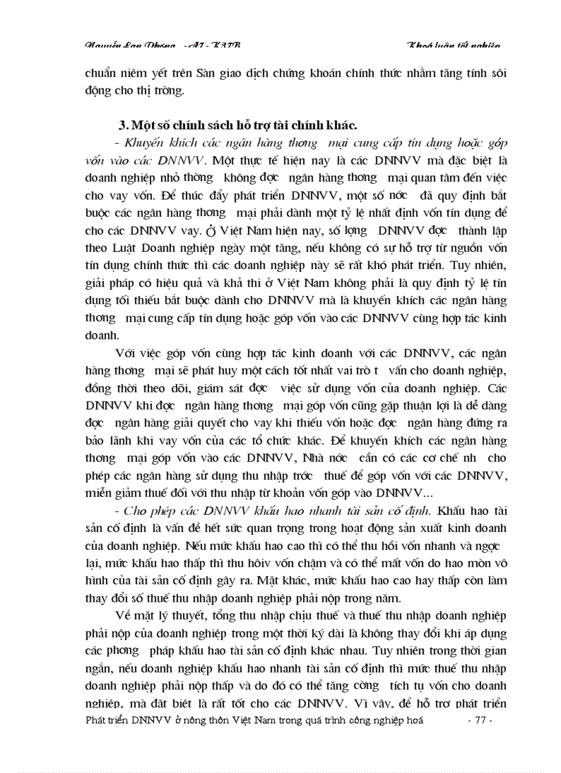 image for page Phát triển doanh nghiệp vừa và nhỏ ở nông thôn Việt Nam trong quá trình công nghiệp hoá