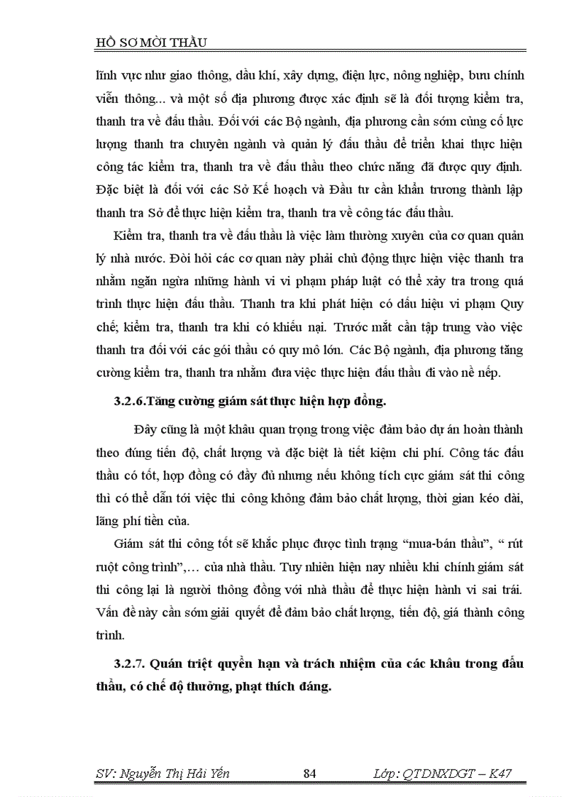 image for page Việc lập hồ sơ mời thầu cho gói thầu cải tạo và nâng cấp hệ thống kênh trạm bơm Hồng Vân
