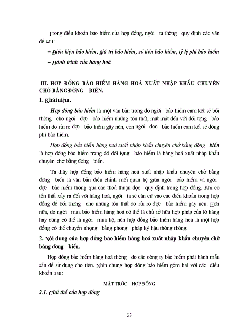 image for page Mối quan hệ giữa hợp đồng thuê tàu chuyến với hợp đồng mua bán quốc tế và hợp đồng bảo hiểm hàng hoá xuất nhập khẩu chuyên chở bằng đường biển