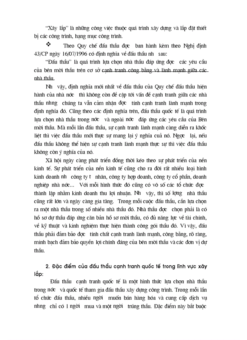 image for page Đấu thầu quốc tế trong xây lắp ở Việt Nam thực trạng và giải pháp nâng cao hiệu quả
