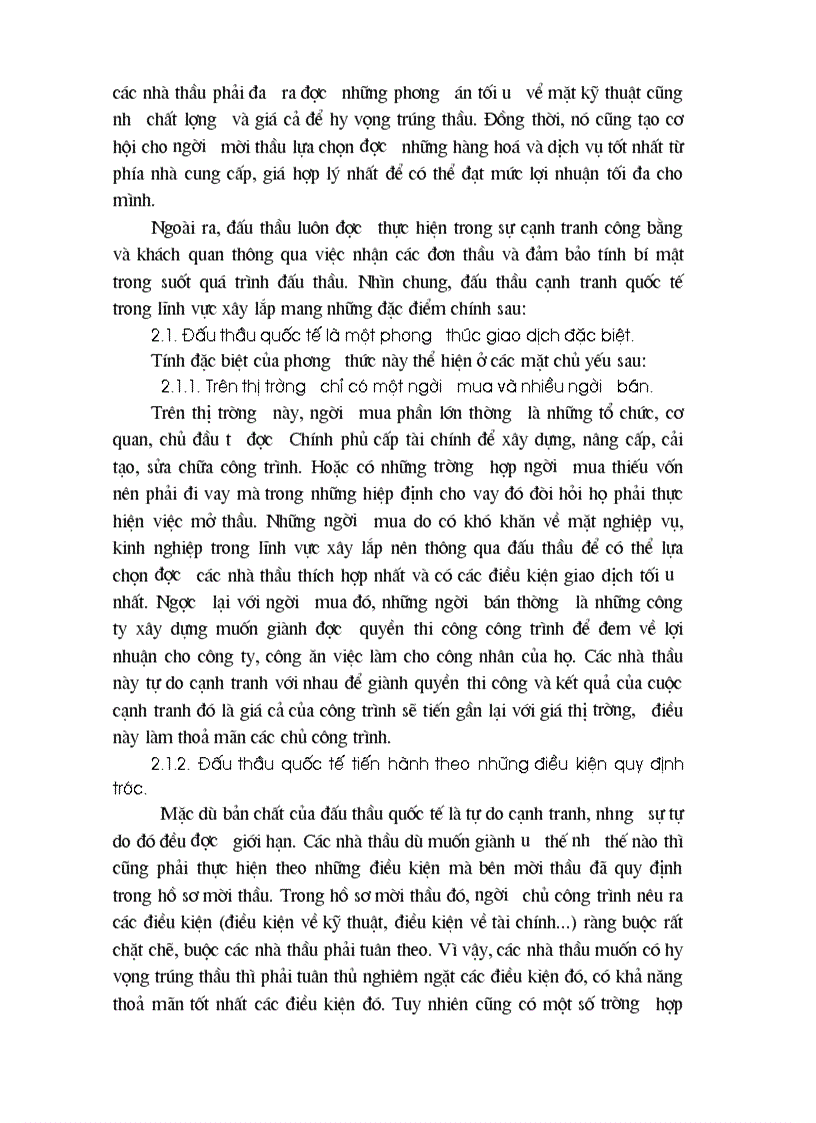 image for page Đấu thầu quốc tế trong xây lắp ở Việt Nam thực trạng và giải pháp nâng cao hiệu quả