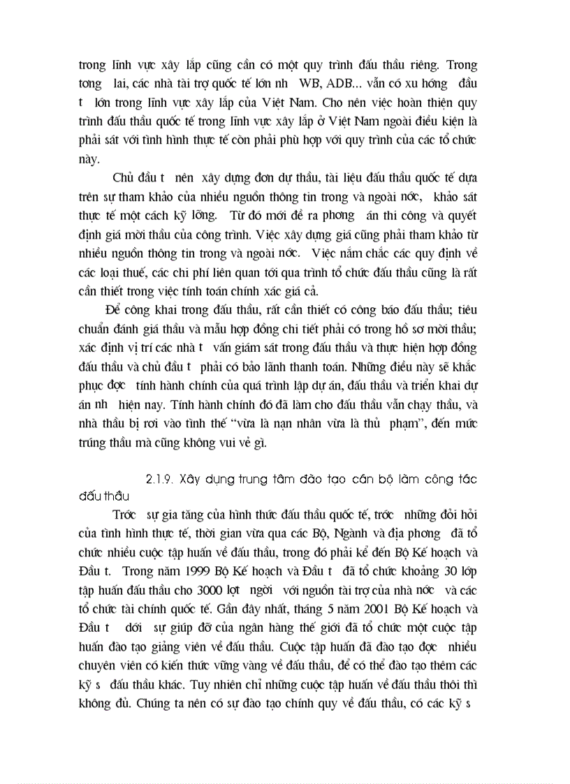 image for page Đấu thầu quốc tế trong xây lắp ở Việt Nam thực trạng và giải pháp nâng cao hiệu quả
