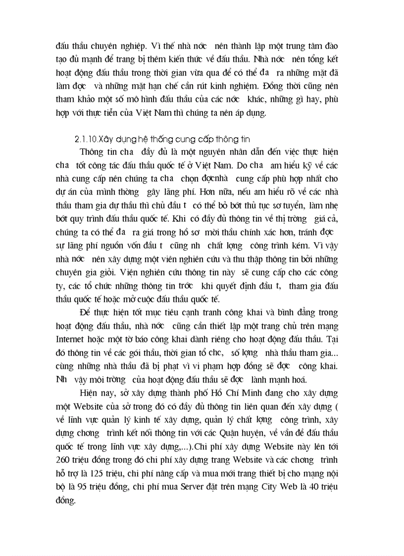 image for page Đấu thầu quốc tế trong xây lắp ở Việt Nam thực trạng và giải pháp nâng cao hiệu quả