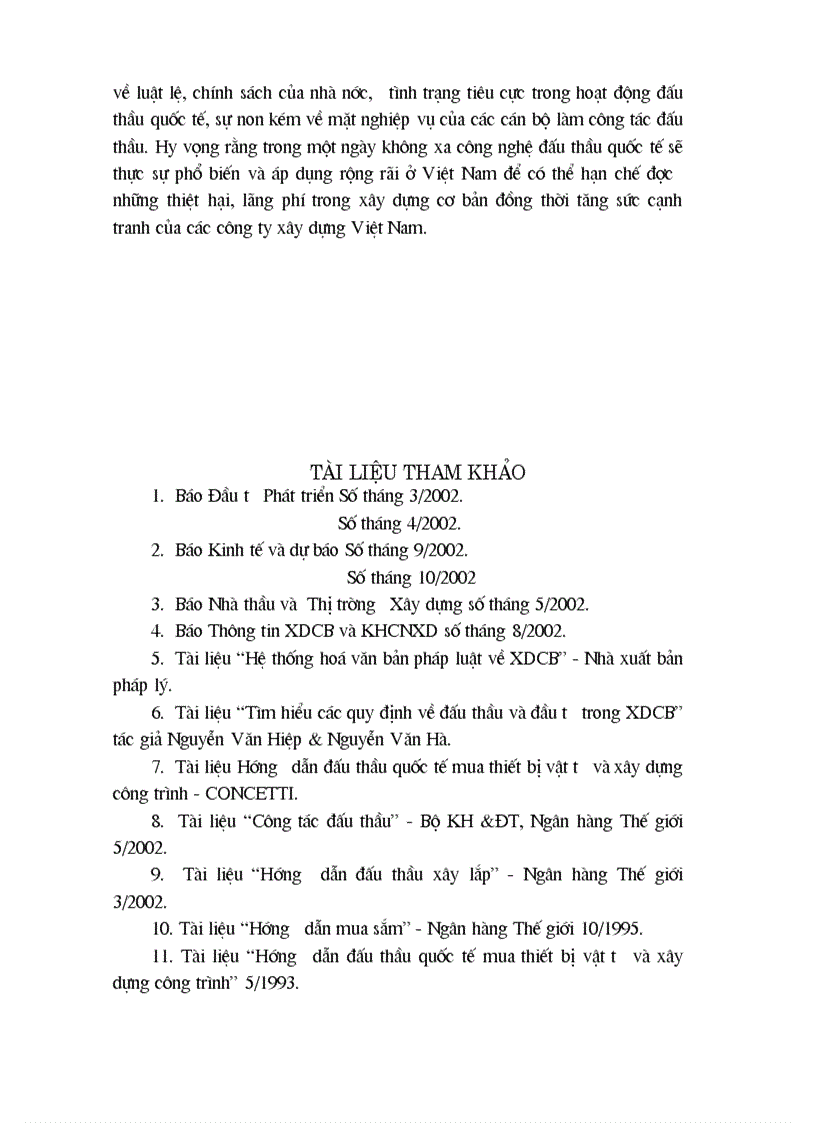 image for page Đấu thầu quốc tế trong xây lắp ở Việt Nam thực trạng và giải pháp nâng cao hiệu quả
