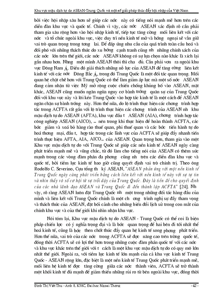 image for page Khu vực mậu dịch tự do ASEAN Trung Quốc và một số giải pháp thúc đẩy hội nhập của Việt Nam