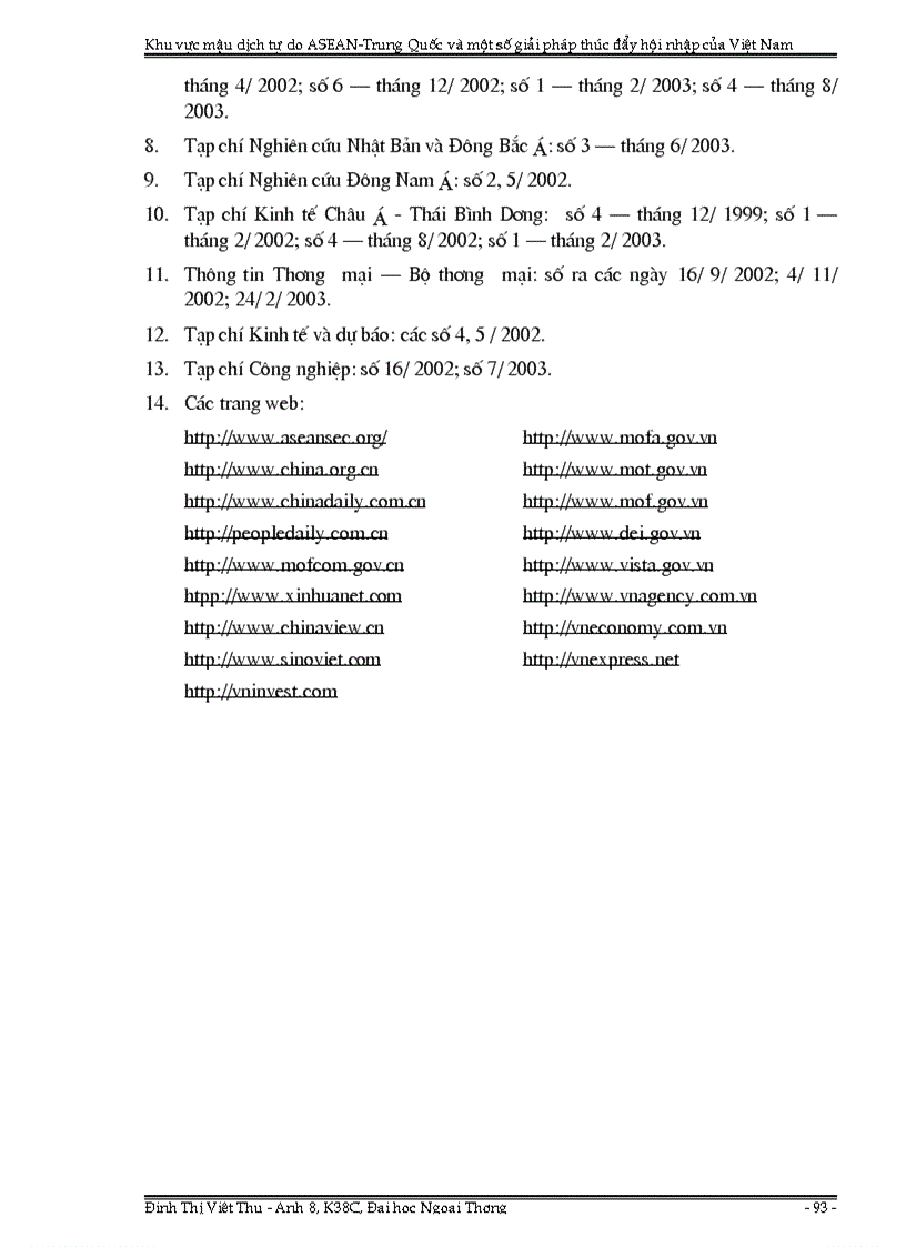 image for page Khu vực mậu dịch tự do ASEAN Trung Quốc và một số giải pháp thúc đẩy hội nhập của Việt Nam