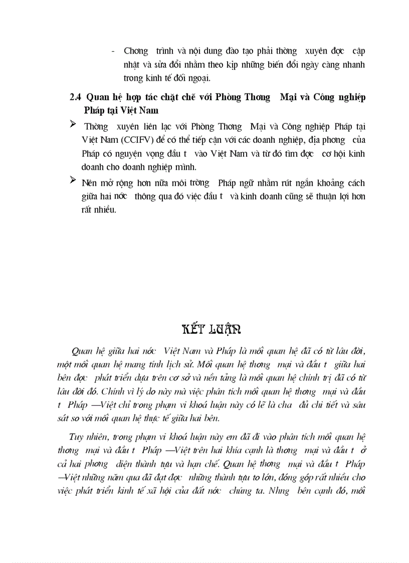 image for page Quan hệ thương mại và đầu tư Pháp Việt thực trạng và triển vọng 1